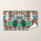 Herhaling van afbeeldingen met een licht fractaal  bad handdoek (Handdoek)