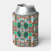 Herhaling van afbeeldingen met een licht fractaal  blikjeskoeler (Blikje Voorkant)