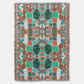 Herhaling van afbeeldingen met een licht fractaal  deken (Voorkant Verticaal)