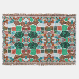 Herhaling van afbeeldingen met een licht fractaal  deken