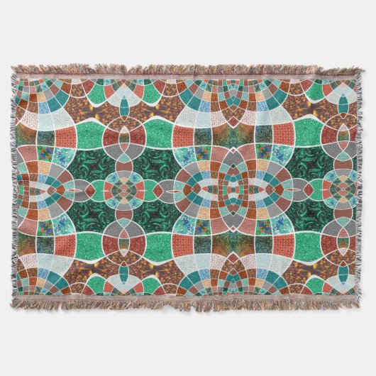 Herhaling van afbeeldingen met een licht fractaal  deken (Voorkant)