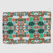 Herhaling van afbeeldingen met een licht fractaal  golfhanddoek (Horizontaal)