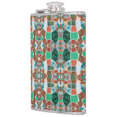 Herhaling van afbeeldingen met een licht fractaal  heupfles (Links)