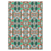 Herhaling van afbeeldingen met een licht fractaal  tafelkleed (Voorkant)