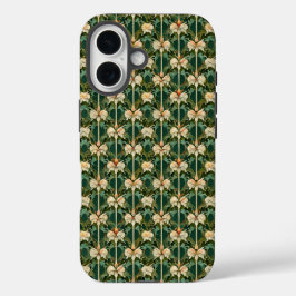 Herhaling van botanische patronen iPhone 16 hoesje