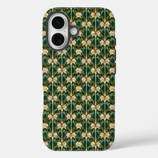 Herhaling van botanische patronen iPhone 16 hoesje