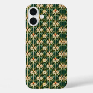 Herhaling van botanische patronen iPhone 16 plus hoesje