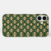 Herhaling van botanische patronen Case-Mate iPhone case (Achterkant (horizontaal))