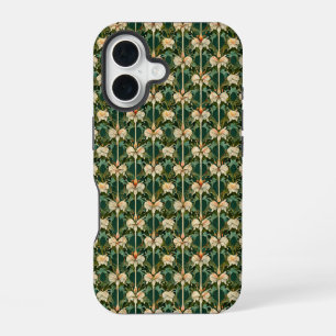 Herhaling van botanische patronen iPhone 16 hoesje