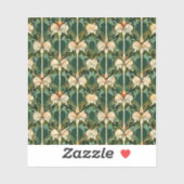 Herhaling van botanische patronen sticker (Vel)