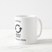 Herhaling van de Eat-slaapwoordgroep Koffiemok (Voorkant rechts)