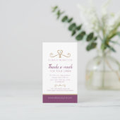 Herhaling van de productpromo van het schoonheidsb visitekaartje (Staand voorkant)