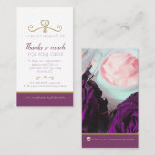 Herhaling van de productpromo van het schoonheidsb visitekaartje (Voorkant / Achterkant)