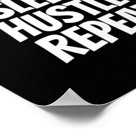 Herhaling van de slaaphut poster (Hoek)