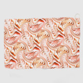 Herhaling van een roodbloem of een vlinder golfhanddoek (Horizontaal)