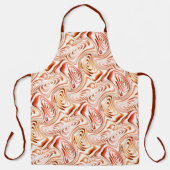 Herhaling van een roodbloem of een vlinder schort (Voorkant)