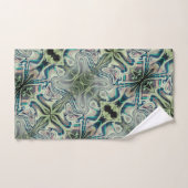 Herhaling van grijsgroen en groenachtig cyaan in p bad handdoek (Handdoek)