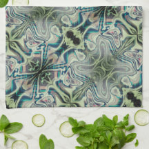 Herhaling van grijsgroen en groenachtig cyaan in p