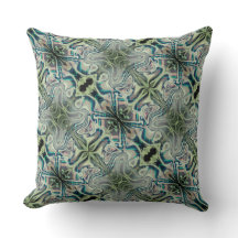 Herhaling van grijsgroen en groenachtig cyaan