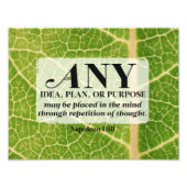 Herhaling van het denkbeeld foto afdruk (Voorkant)