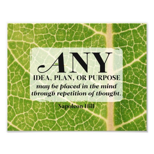 Herhaling van het denkbeeld foto afdruk (Voorkant)