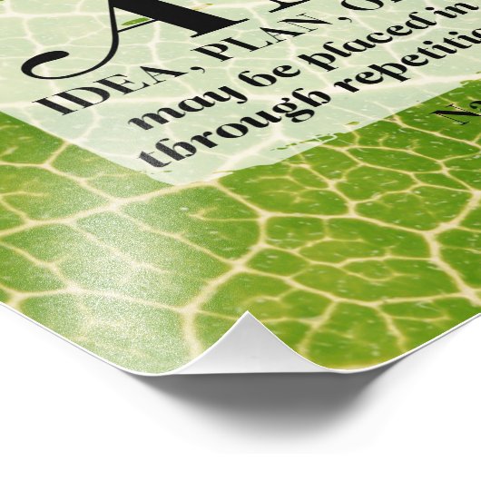 Herhaling van het denkbeeld foto afdruk (Hoek)