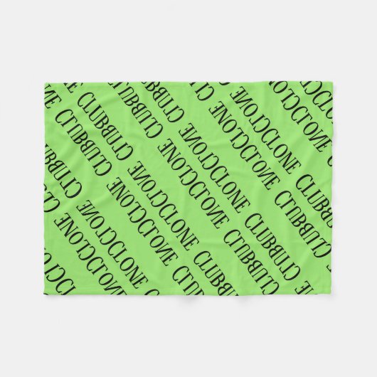 Herhaling van het spiegelpatroon van Orphan Black  Fleece Deken (Voorkant (Horizontaal))