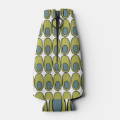 Herhaling van Olijfgroene en grijze ovalen Flesjeskoeler (Achterkant)