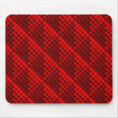 Herhaling van rode cirkels die geometrische vormen muismat (Voorkant)