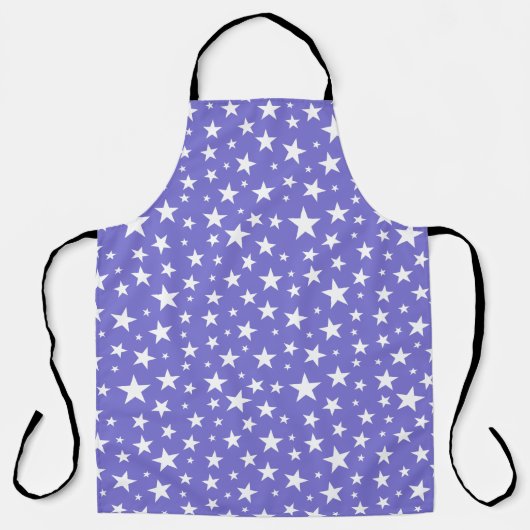 Herhaling van Star Pattern All-Over Print Schort (Voorkant)
