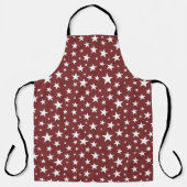 Herhaling van Star Pattern All-Over Print Schort (Voorkant)