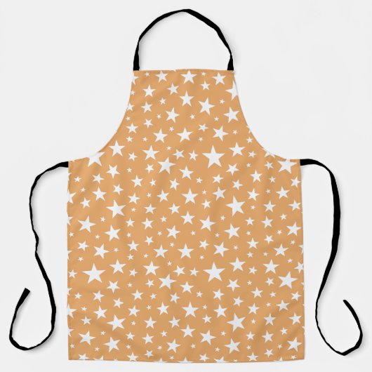 Herhaling van Star Pattern All-Over Print Schort (Voorkant)