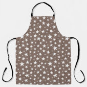 Herhaling van Star Pattern All-Over Print Schort (Voorkant)