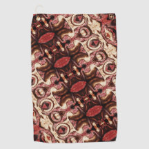 Herhaling van vormen met houtachtige tinten en vle