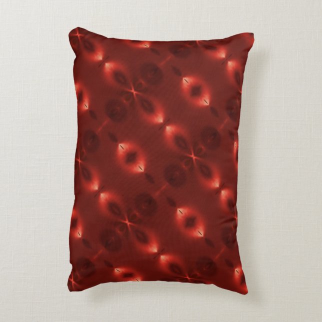 Herhaling van zacht gradiënt ovaal "oneindig symbo accent kussen (Achterkant (Verticaal))