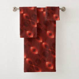 Herhaling van zacht gradiënt ovaal "oneindig symbo bad handdoek