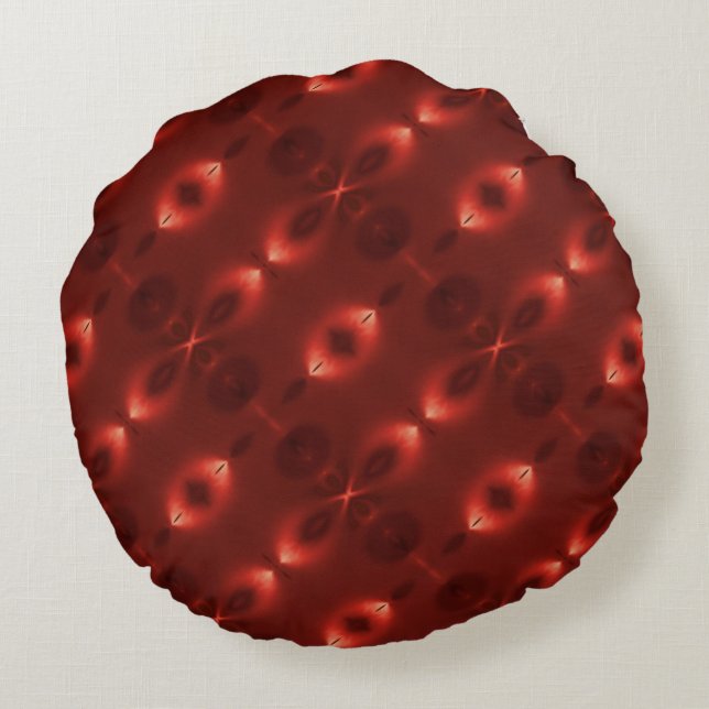 Herhaling van zacht gradiënt ovaal "oneindig symbo rond kussen (Achterkant)