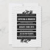 Herhaling voor zwart-wit kleurenblokkering kaart (Voorkant)