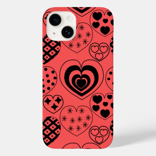 Herhalingsharten Case-Mate iPhone Case (Achterkant)