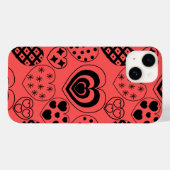Herhalingsharten Case-Mate iPhone Case (Achterkant (horizontaal))