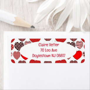 Herhalingsharten Etiket