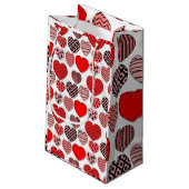 Herhalingsharten Klein Cadeauzakje (Achterkant Gekanteld)