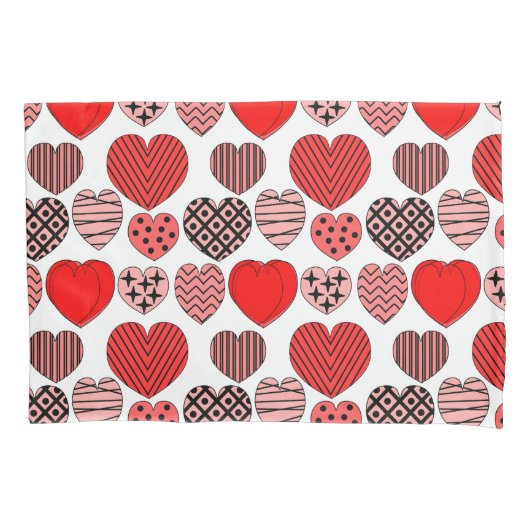 Herhalingsharten Kussensloop (Voorkant)