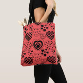 Herhalingsharten Tote Bag (Dichtbij)