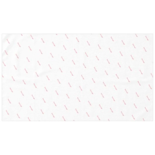 Herhalingspatroon Business Logo Branded Display Tafelkleed (Voorkant (Horizontaal))