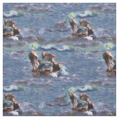 Herhalingsstructuur waterkracht stof (Swatch)