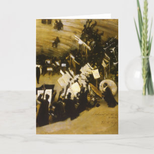 Herhoorzitting Pasdeloup Orchestra door JS Sargent Kaart