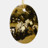 Herhoorzitting Pasdeloup Orchestra door JS Sargent Keramisch Ornament (Achterkant)