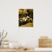 Herhoorzitting Pasdeloup Orchestra door JS Sargent Poster (Keuken)