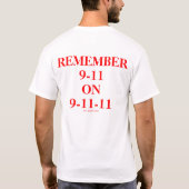 HERINNER 9-11 T-shirt ter herdenking (Achterkant)
